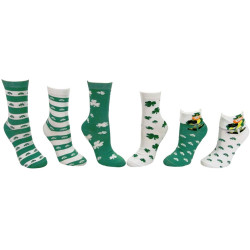 J. Ann Women's St. Patrick's Crew Socks.