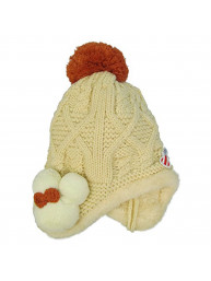 Easter Day's Gift - J. Ann Toddlers Crochet Knitted Beanie With PomPom