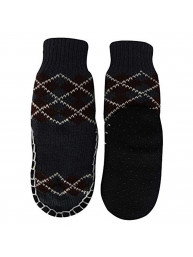 "Bearfoot" Toddlers/Little Boy's Jacquard Knitted Home Slipper Socks,NON Slip. (size:s)