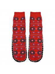 J.Ann Women's 1-Pack Knitted Non Slipper Sockss with NON-SLIP BOTTOMS.