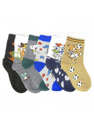 Children Wholesale 12- Pair/Pack Crew Socks (Many Sizes/Designs)