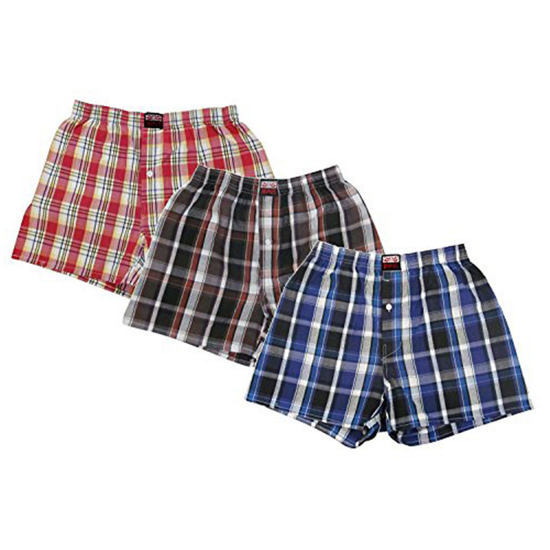 Brave 3 Pack Teen/Juniors Size Sized 100% Cotton Woven Boxer Shorts