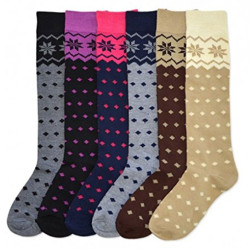 Women's 1Pk or 6 Pk Cotton Referee/Soccer Knee High Socks, Size:9-11