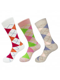 Men's 1 OR 3 PACK Novelty Crew Socks w. Funny Design Dress Socks(10-13)