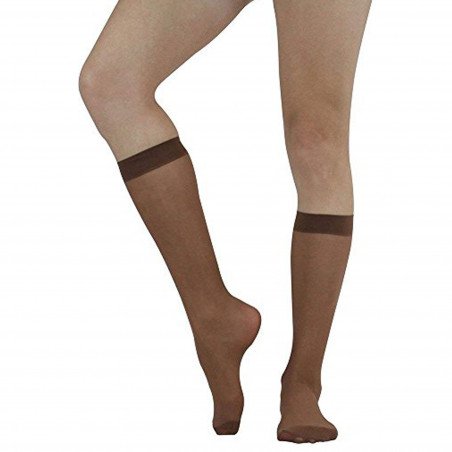 Sheer Nylon Knee High Stockings (pack of 6 pairs/One Size)