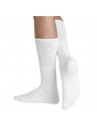 Men's 3-Pack OR 4-Pack Long Tube Socks (10-13, White)