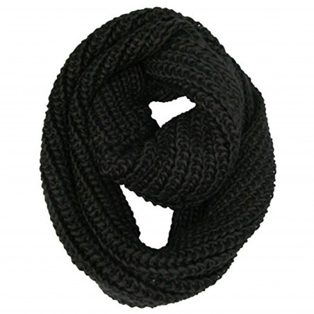 Women's Winter Knit Infinity Circle Scarf - Different Colors