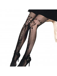 Women's Fishnet Tights Pantyhose 168Y - BLACK D065, One Size