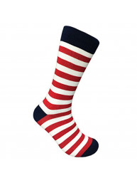 Men's Patriotic American (4th of July) Crew Dress Socks (Sock Size 10-13)