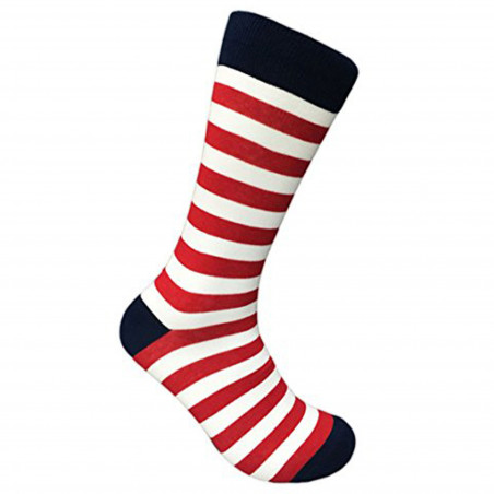 Men's Patriotic American (4th of July) Crew Dress Socks (Sock Size 10-13)