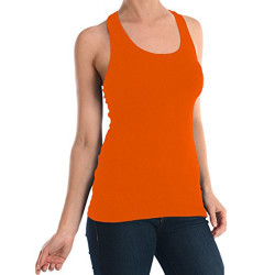 Women's 100% Cotton Racerback Tank Top