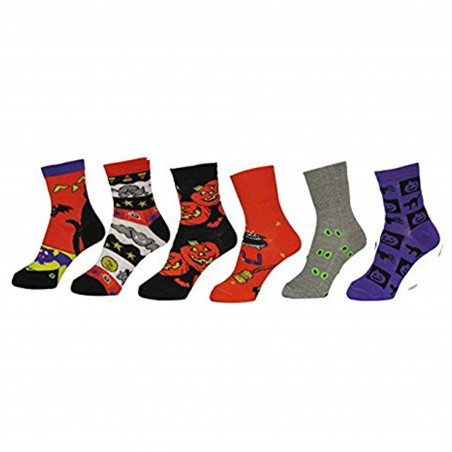 Kids Halloween 6-Pair/Pack Crew Socks