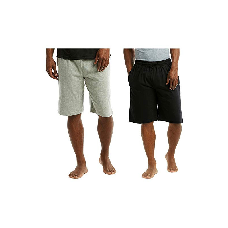 mens knit sleep shorts