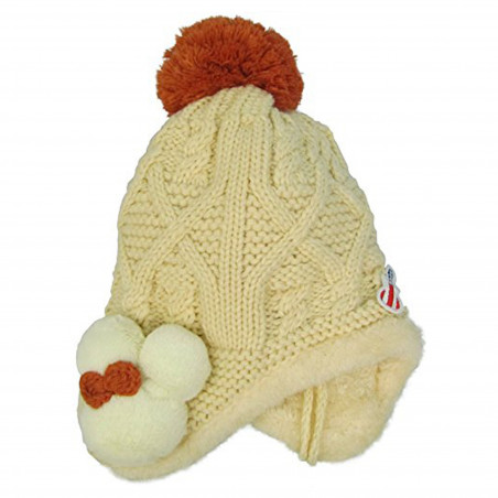 Easter Day's Gift - J. Ann Toddlers Crochet Knitted Beanie With PomPom