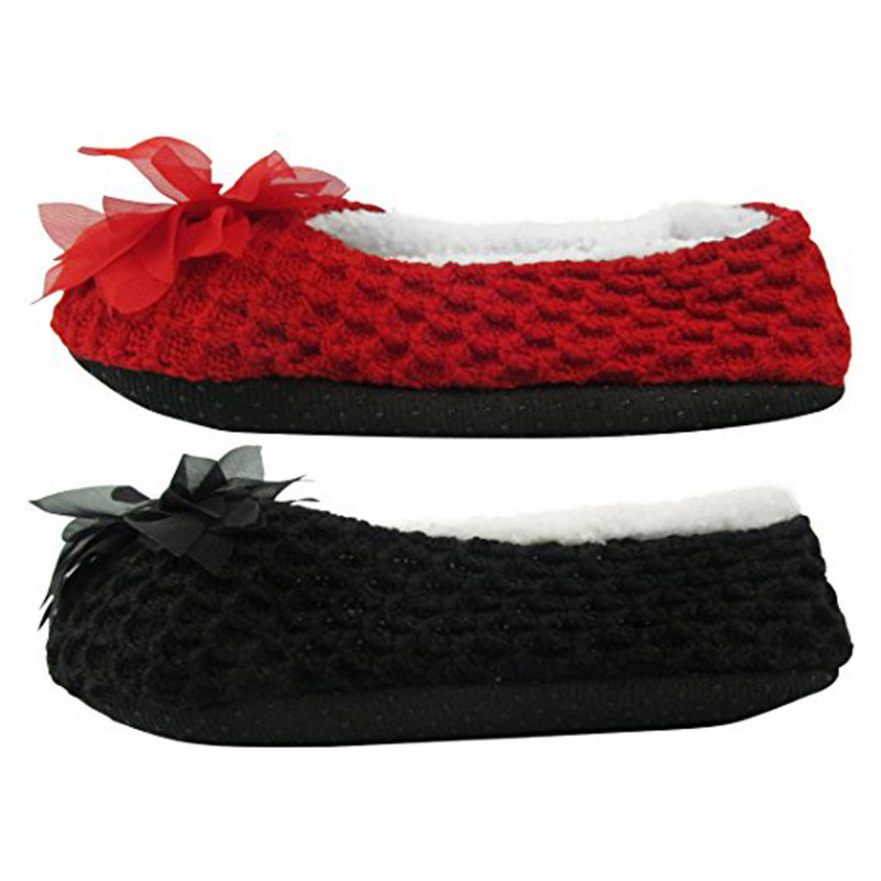 J.ANN Women's 1-3-Pack Cozy Slipper Sock, w. Non Slip Bottom (Many Colors)