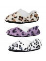 J.Ann-Womens 3-Pair/Pack Cozy Slipper Sock, Bottom Sewed with No-slip Spot Printed, Size 24-25cm.