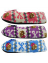 J.Ann-Womens 3-Pair/Pack Cozy Slipper Sock, Bottom Sewed with No-slip Spot Printed, Size 24-25cm.