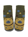 "Bearfoot" Toddlers/Little Boy's Jacquard Knitted Home Slipper Socks,NON Slip.