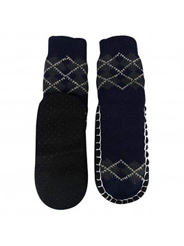 "Bearfoot" Toddlers/Little Boy's Jacquard Knitted Home Slipper Socks,NON Slip.