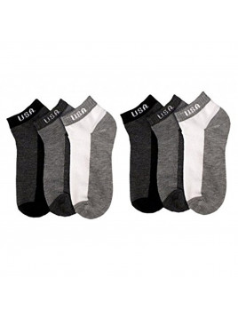 Brave Mens Womens Unisex Black Sports Athletic Ankle Socks Cotton 6 Pairs or 12 Pairs