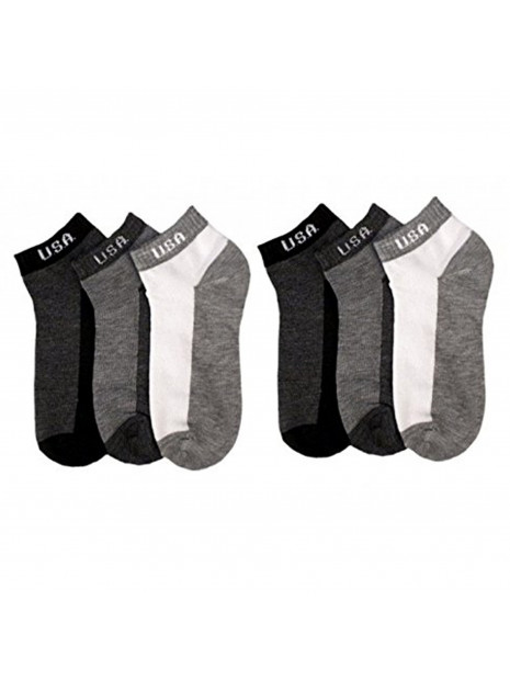 Brave Mens Womens Unisex Black Sports Athletic Ankle Socks Cotton 6 Pairs or 12 Pairs