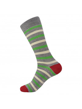 Brave Mens Colorful Designer Fun Striped Dress Socks (One Size)