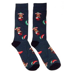 Novelty Fine Fit Crew Socks - Mix Prints