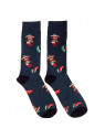 Novelty Fine Fit Crew Socks - Mix Prints