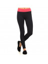 Yoga Pants with Fold Over Solid Waistband (Large)