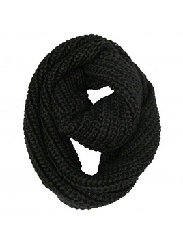 Women's Winter Knit Infinity Circle Scarf - Different Colors