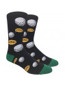 Men's 1 OR 3 PACK Novelty Crew Socks w. Funny Design Dress Socks(10-13)