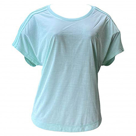 Womens 3-Stripes Climalite Short Sleeve Crew Neck T-Shirt