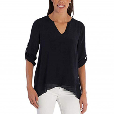 Fever Ladies’ Roll Tab Blouse