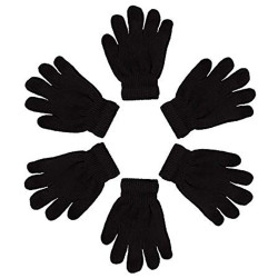 Family 12-pair Pack Winter Gloves, Many Colors & Designs (Mens, Ladies & Kids)