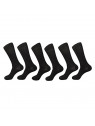 Men's Cotton Lycra/Spandex Dress Socks - 6 Pairs - Fits Shoe Sizes 6 1/2-12