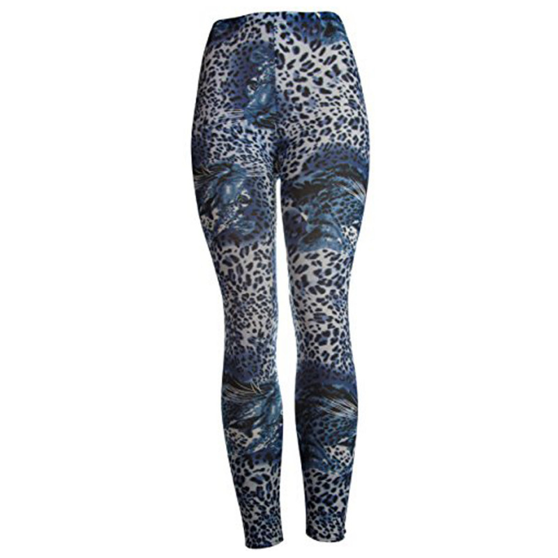 Womens Colorful Printed Seamless Long Leggings  ( 1 size )