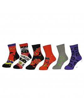 Kids Halloween 6-Pair/Pack Crew Socks